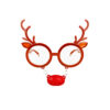 Reindeer With Nose Christmas Glasses