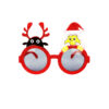 Santa And Reindeer Christmas Glasses