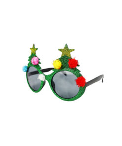 Alternative view of Christmas Glasses Tree With Pom Pom