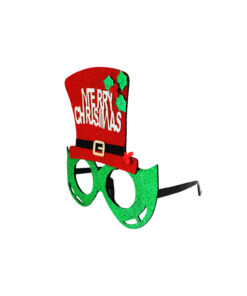 Alternative view of Glitter Xmas Glasses Merry Christmas