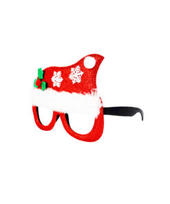 Alternative view of Glitter Xmas Glassses Santa Hat