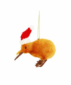 Christmas Kiwi Bird With Hat Plush 6.5 x 3 x 4.5cm