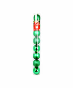 Green Christmas Bauble Ball Set 8pc