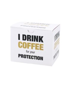I drink coffee protection Mug
