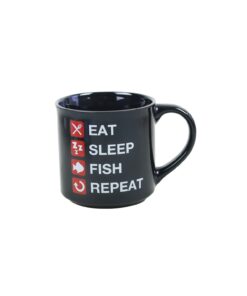 Eat Sleep Fish Repeat Mug