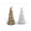 Tinsel Tree With Cutouts Assorted 48cm