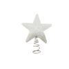 White Glitter Star Tree Topper 26 x 31cm