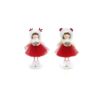 Red & White Christmas Snow Fairy Assorted 16cm
