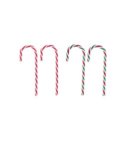 Candy Canes Assorted 22cm 2pk