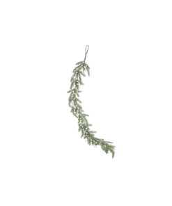 Green Pine With Gold Berries Garland 120cm