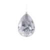 Clear Teardrop Tree Ornament 12.7 x 7.5 x 19cm