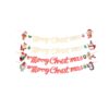 Foil Die Cut & Glitter Christmas Bunting 230cm