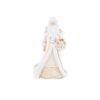Ivory Polyester Resin Santa 18 x 13 x 31cm