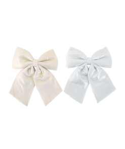 Platinum / Silver Bow Assorted 24 x 28cm