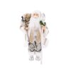 Silver Christmas Santa Claus 45cm