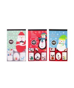 Foil / Glitter Christmas Gift Tag Stickers Assorted