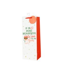 Christmas Bottle Bag 13 x 36 x 12cm