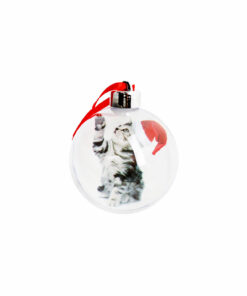 Christmas Photo Ball Ornament 1pc