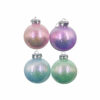 Iridescent Glitter Ornament Ball Assorted 10cm