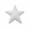 White Iridescent 3D Star Christmas Ornament 22cm