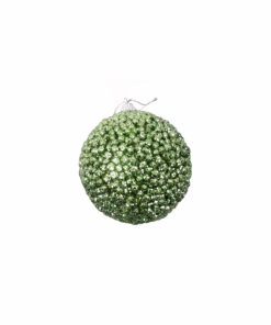 Apple Green Foam Christmas Ball 8cm