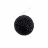 Black Gold Foam Christmas Ball 8cm