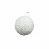 White Foam Christmas Ball 8cm