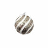Champagne Gold Rope Christmas Ball 8cm