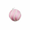 Light Pink Rope Christmas Ball 8cm