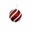 Red Rope Christmas Ball 8cm