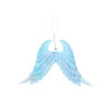 Blue Iridescent Angle Wing Ornament 34g