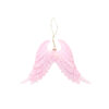 Pink Iridescent Angle Wing Ornament 34g