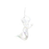 White Iridescent Angle Wing Ornament 42g