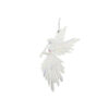 White Iridescent Angle Wing Ornament 68g