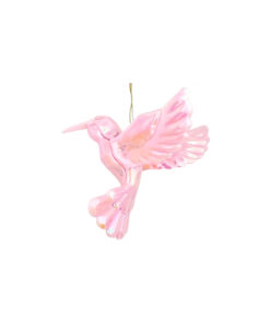 Pink Iridescent Buzzing Bird Ornament 41g
