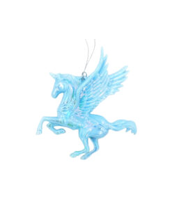 Blue Iridescent Unicorn Ornament 53g