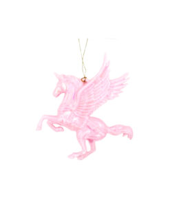 Pink Iridescent Unicorn Ornament 53g