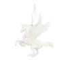 White Iridescent Unicorn Ornament 53g