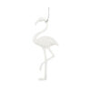 White Iridescent Flamingo Ornament 21g