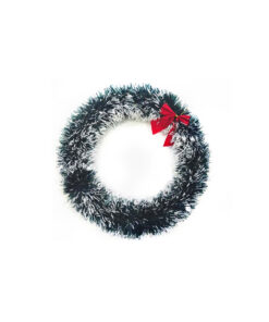 Pettinsel Wreath With Red Bow Tie 30cm