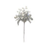 White Artificial Berry Christmas Decoration 32cm