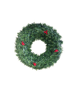 Artificial Christmas Wreath With 4 Berry 45cm