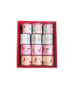 Pink Christmas Ribbon Assorted 6.3cm x 2.7m