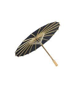Alternative view of Small Black Fabric Parasol 58cm