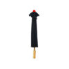 Small Black Fabric Parasol 58cm