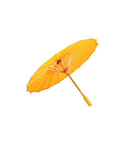 Alternative view of Small Orange Fabric Parasol 58cm