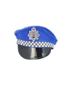Blue English Police Hat