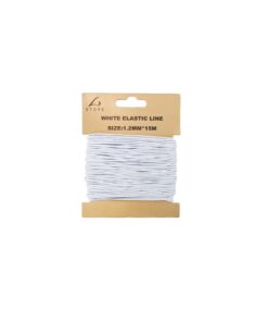 White Craft Elastic Line 15m x 1.2mm