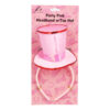 Pink Party Headband with Top Hat