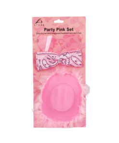 Party Pink Set, Bandana, Glasses, Headband